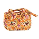 Tangerine Coventry Delight Quilted Handbag by Victorian Heart