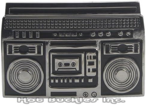 Hot Buckles Unisex Adult Antique Boombox Belt Buckle