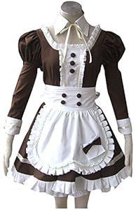TOMSUIT Cosplay Restuarant French Maid Adult Halloween Costumes, L