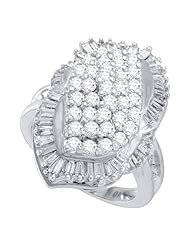 1.80CTW DIAMOND CLUSTER RING
