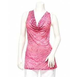 Buy 2b Printed Burnout Cowl Tank by bebe