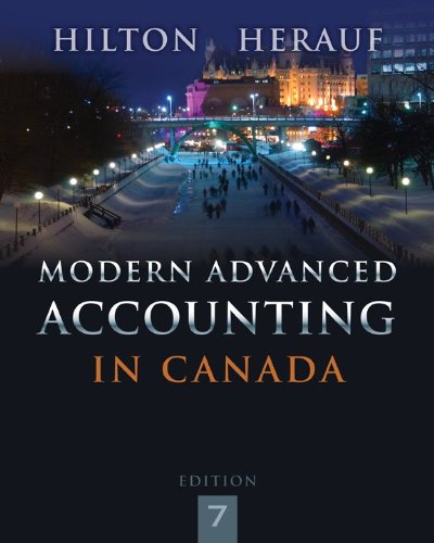 Modern Advanced Accounting in Canada 7e [Electronic]