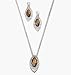 Jewelry : Avon Chocolate Diamond Colored Marquise Necklace & Earring Gift Set