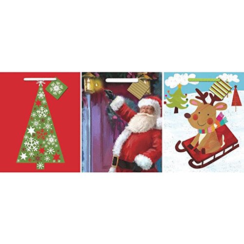 Berwick Offray LLC 14132345-B870 Large Luxury Gift Bag Assortment Pack of 36