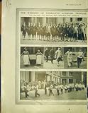 WEDDING GERMAN PRINCESS BERLIN AIRSHIP HANSA PRINT 1913