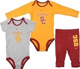 USC Trojans Nike Infant Short and Long Sleeve Creeper Pant Set