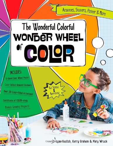 the wonderful colorful wonder wheel of color activities stickers poster  more