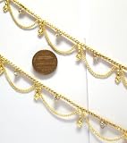 SP13YG Cubic Zirconia Golden Look Fashion Beautiful 2 Pcs Leg Payal Anklet Set Bargains Women India Indian Bollywood Fashion Jewelry Accessories Z Others LPS54