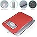 Lacdo 11-11.6 Inch Water Resistant Laptop Sleeve Case Compatible 12 Inch New MacBook with Retina Display | MacBook Air 11.6 | Surface Pro 5, 4, 3 | Acer HP Samsung Chromebook Tablet Bag, Red