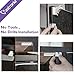 astronia Baby Safety Magnetic Cabinet Locks - No Tools Or Screws Needed, No Damage to your Furniture, (apply to your cabinets /cupboard/ drawers) 4 Locks + 1 Key