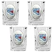New York Rangers 4pc Square Shot Glass Set NHL Hockey