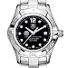 University of Notre Dame TAG Heuer Watch - Women?s Steel Aquaracer with Black Diamond Dial at M.LaHart