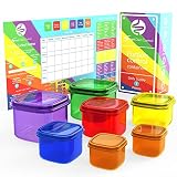 Smart Diet Control 7 Piece Portion Containers kit with eBook