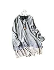Sweater Acrylic/Cotton Lace Winter  Dress