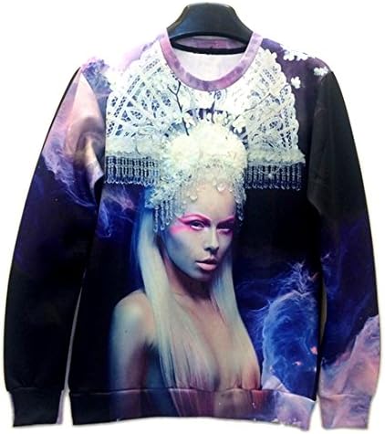 Unisex Sneak 3D Sweater Floral Box Kerli Utopia Sweatshirt T Shirts (XL)