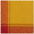 Durable Woven Jacquard 100% Cotton Orange and Yellow Honeybee Tablecloth 60x60 Inches