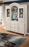 Cottage Retreat White Dining Room Buffet and China Hutch