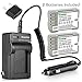 Kastar Battery (X2) & Travel Charger Kit for Olympus BLM-5, PS-BLM5 and Olympus C-8080, C-7070, C-5060, E1, E3, E5, E300, E330, E500, E510, E520 Digital Camera