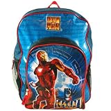 IronMan Iron Man Hall of Armor Movie 2 Large Backpack Tote Blue