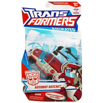Childrens Toyshop  Toys : Transformers Animated Deluxe Autobot Ratchet Action Figure
