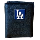 MLB Los Angeles Dodgers Genuine Leather Tri-fold Wallet
