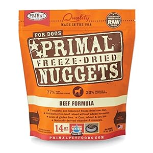 Primal Pet Foods Freeze-Dried Canine Beef Formula 14 oz, FREE Primal treat with purchase a $9.99 value! Primal Pet Foods Freeze-Dried Canine Beef Formula 14 oz, FREE Primal treat with purchase a $9.99 value!