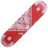 Yocaher Woodie Skateboard Deck - 7.75 in. x 31.0 in. - Gangster Red