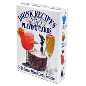  Drink Recipes Playing Cards - Deck of 54 Cards