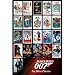 James Bond Poster All the Movies on One Poster Full Size Print