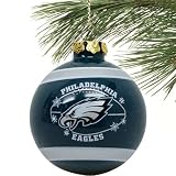 Philadelphia Eagles 2011 Snowflake Glass Ball Ornament