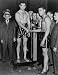1936 MAX SCHMELING JOE LOUIS WEIGH-IN BOXING PHOTO Image