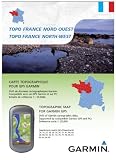 Garmin - 010-11238-00 - Topo France - Cartographie vectorielle Nord Ouest DVD avec carte microSD/SD pré-chargée