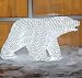 Giant Commercial Acrylic LED Male Polar Bear Christmas Display - 3800 LED Lights