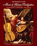 Search:  Anthology for Music in Western Civilization, Volume II