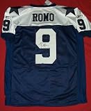 Tony Romo Autographed Dallas Cowboys Thanksgiving Day Jersey, Size 52, Proof Photo of Tony Signing for Us.