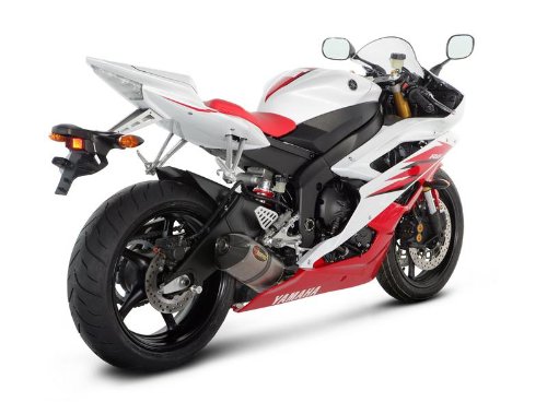 Akrapovic Evolution Exhaust with Hexagonal Muffler - Full System/Titanium