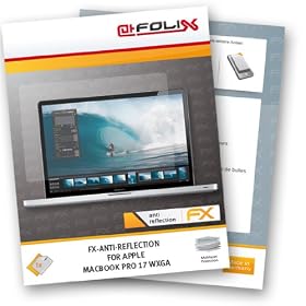 atFoliX FX-Antireflex Anti-r�flectrice Ecran-Protecteur pour Apple MacBook Pro 17 WXGA - Anti�blouissant et � rev�tement dur! La plus haute qualit� - Made in Germany!