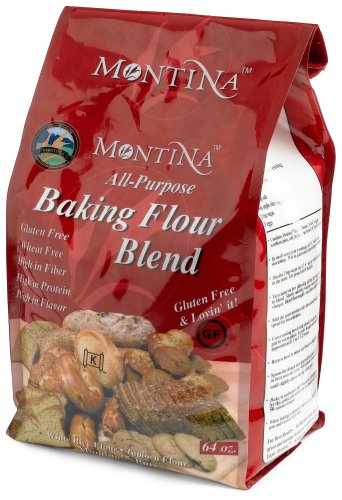 Montina Gluten Free All Purpose Baking Flour Blend, 64-Ounce Bags (Pack of 2)