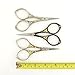 JubileeYarn Sun Motif Embroidery Craft Scissors - Black - 1 Pair