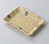 黄瀬戸長角銘々皿　5個組 【美濃焼　和皿】