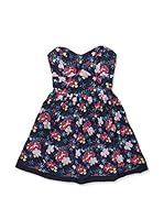 Superdry Vestido (Azul marino)