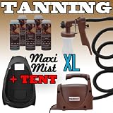 Maxi-Mist XL + TENT Sunless Spray Tanning KIT Machine Airbrush Tan Maxi Mist BLK