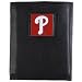 Philadelphia Phillies Mens MLB Genuine Leather Tri-fold Wallet