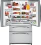 GE Profile PGSS5PJYSS Stainless Steel 24.9 Cu. Ft. Refrigerator with Armoire Styling Double Drawer