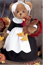 Bearington Thanksgiving Pilgrim Bear & Turkey Gabby & Gobbles #179801