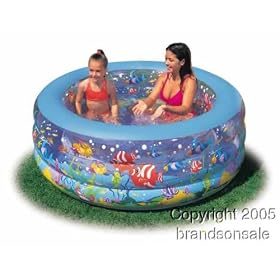 Inflatable Aquarium Kiddie Pool by Calsplash