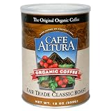 Cafe Altura Organic Coffee, Fair Trade Classic Roast, Ground,  12-Ounce Can (Pack of 3)