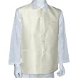 Mens Jacket Vests Outerwear Silk Fabric with Lining Evening Dress Size M (jkt402)