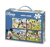 Disney Mickey Mouse - 4 puzzles in 1 carry case