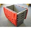 5 Used Large Plastic Removal Storage Crates Box Container